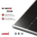 Pannello Fotovoltaico Monocristallino Longi Solar LR5-72HPH-555M 555W